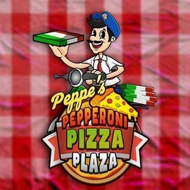 Peppe’s Pepperoni Pizza Plaza logo by Pragmatic Play Casino Infinity